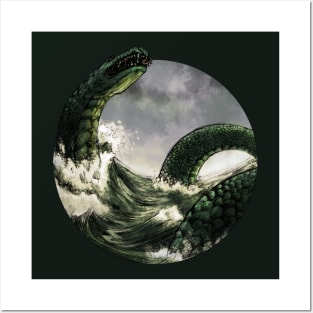 Jormungandr the Midgard Serpent Posters and Art
